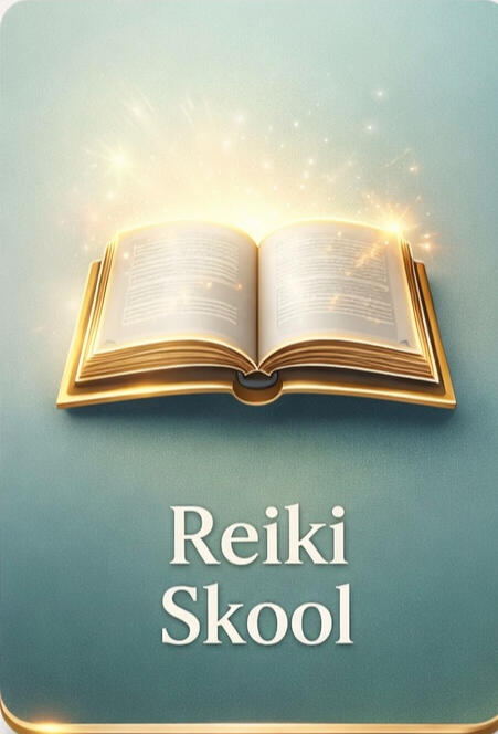 Learn Reiki Learn Reiki button with a soft mint background and black text.